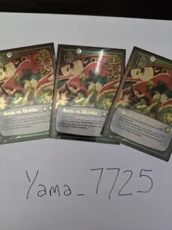 Senju vs. Uchiha M-752 Shattered Truth Super Rare Naruto Card Game m/nm - Image 1