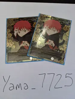 FOIL NARUTO CCG TCG SASORI SUPER RARE CHIBI CARD - Image 1