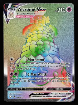Alcremie VMAX 073/072 Secret Rare Shining Fates Pokemon Card - Image 1