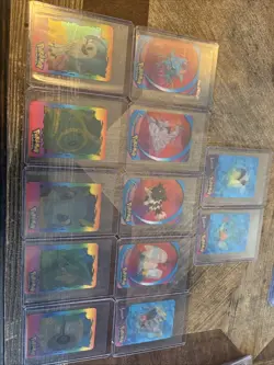 Lot of 12 Pokemon Panini 2004 Advanced Action Lenticular Cards HOLO 3D Set Mint - Image 1