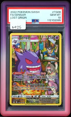 Gengar #TG06/TG30 Lost Origin PSA 10 Pokemon Card - Image 1