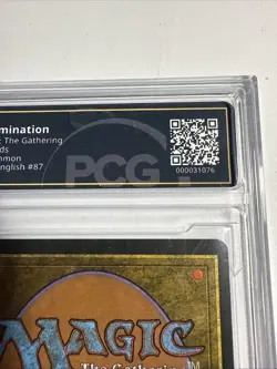 1994 Magic The Gathering MTG Legends Abomination Graded PCG 9.5 Gem mint - Image 3