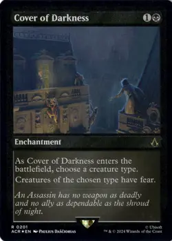 Cover Of Darkness NM/M* FOIL ETCHED Assassin's Creed ENGLISH 0201 -UnltdCards - Image 1