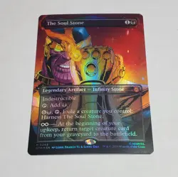 Magic the Gathering the Soul Stone 243 Borderless Foil Marvel's Spider-Man - Image 1