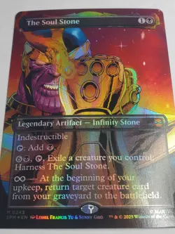 Magic the Gathering the Soul Stone 243 Borderless Foil Marvel's Spider-Man - Image 5