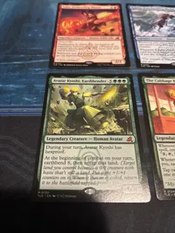 Mtg Avatar Lot Kyoshi Earthbender Katara Waterbender Cabbage Merchant Zuko Fire - Image 2