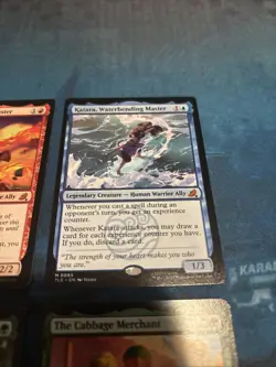 Mtg Avatar Lot Kyoshi Earthbender Katara Waterbender Cabbage Merchant Zuko Fire - Image 4