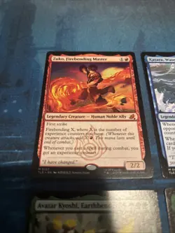 Mtg Avatar Lot Kyoshi Earthbender Katara Waterbender Cabbage Merchant Zuko Fire - Image 5