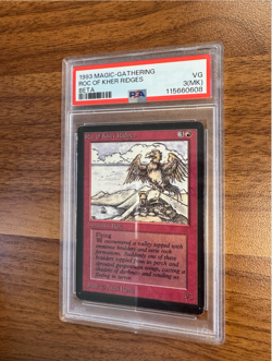 1993 magic the gathering beta roc of kher ridges psa 3 (MK) - Image 1