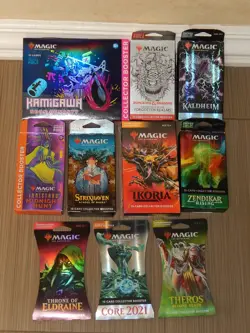 Magic The Gathering 10X Collector Boosters Pack Old Hard to Find Seal NEW MINT! - Image 1