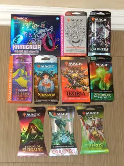 Magic The Gathering 10X Collector Boosters Pack Old Hard to Find Seal NEW MINT! - Image 2