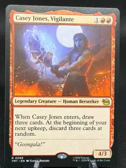 CASEY JONES, VIGILANTE Teenage Mutant Ninja Turtles - Rare - NM/M - Image 1