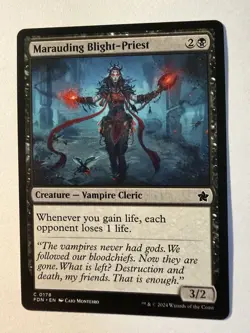 x1 Marauding Blight-Priest FDN Foundations MTG 178 COMMON M/NM 1x - Image 1