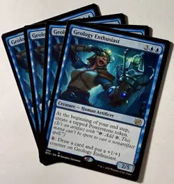 x4 Geology Enthusiast (289) The Brothers' War BRO MTG Magic Playset 4x - Image 1