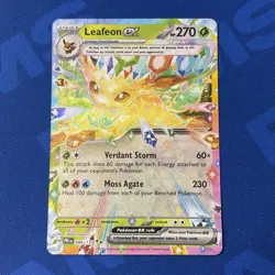 Pokemon TCG - Leafeon Ex 6/131 NM | Prismatic Evolutions - Image 1