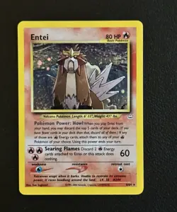 Entei 6/64 Holo Neo Revelation Pokemon - Image 1