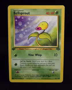 Pokemon TCG - BELLSPROUT - 1ST EDITION - 49/64 - JUNGLE (1999) - WOTC - LP/NM - Image 1