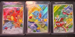 Pokemon 30th First partner Lot KANTO Charmander Squirtle Bulbasaur PACK FRESH - Image 1