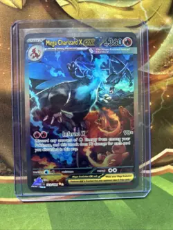 Mega Charizard X EX SIR 125 (English) Phantasmal Flames Pokemon TCG - Image 1