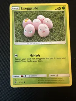 Exeggcute 1/131 Pokemon Forbidden Light TCG English LP - Image 1