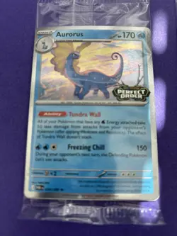 POKEMON AURORUS PERFECT ORDER PROMO STAMPED RARE SEALED LOT OF 3 - Image 4