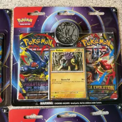 Pokemon TCG Lot Of (6) Phantasmal Flames, Mega Evolution 2 Pack Blister, Raikou - Image 4