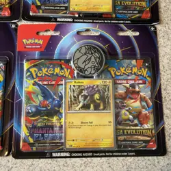 Pokemon TCG Lot Of (6) Phantasmal Flames, Mega Evolution 2 Pack Blister, Raikou - Image 5