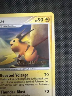Pokemon Raichu 27/99 Arceus Prerelease STAFF Promo Lightly Played! - Image 3