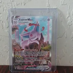 Pokemon Espeon VMAX Alternate Art Secret Rare 270/264 Fusion Strike Holo - Image 1