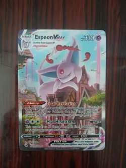 Pokemon Espeon VMAX Alternate Art Secret Rare 270/264 Fusion Strike Holo - Image 3