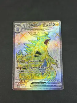 Tyranitar ex 211/197 Obsidian Flames Ultra Rare Full Art Pokemon - Image 1