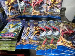 ✅✅ Pokemon TCG X10 XY Breakpoint X4 Fusion Strike Sleeved Booster Pack ✅✅ - Image 3