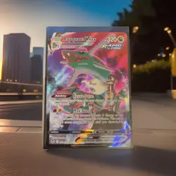 NEW Pokemon Rayquaza VMAX TG20/TG30 320 HP Silver Tempest Rapid Strike Max Burst - Image 1