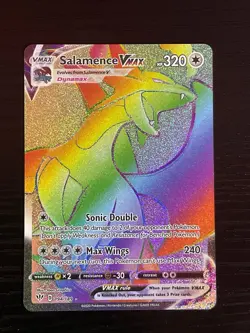 Salamence VMAX 194/189 Swsh03: Darkness Ablaze Holo Secret Rare Pokemon TCG - NM - Image 2