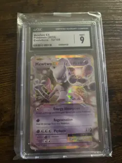 Mewtwo EX Pokemon 2016 Evolutions 52/108 CGC 9 - Image 1