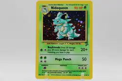 Pokemon TCG Nidoqueen 12/130 ☆ Holo Rare Base Set 2 Vintage LP - Image 1