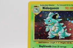 Pokemon TCG Nidoqueen 12/130 ☆ Holo Rare Base Set 2 Vintage LP - Image 2