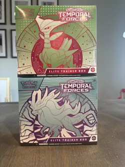 Lot of 2 Pokemon TCG Temporal Forces SV05 Elite Trainer Box Set Sealed New - Image 1