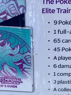 Temporal Forces Pokemon ETB Elite Trainer Box Set Walking Wake & Iron Leaves - Image 5