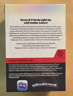 Pokemon Prismatic Evolutions Scarlet & Violet Booster Bundle 6 Booster Packs New - Image 2