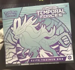 Pokemon TCG Scarlet & Violet Temporal Forces Elite Trainer Box New Sealed - Image 1