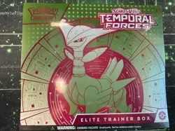 Pokemon TCG: Scarlet & Violet TEMPORAL FORCES Iron Elite Trainer Box ETB NEW - Image 1