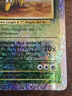 Pokemon Exeggutor 23/110 Reverse Holo Foil Legendary Collection 2002 Near Mint - Image 5