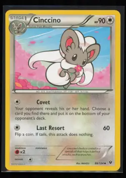 Cinccino 88/124 Pokemon Fates Collide Uncommon Near Mint - Image 1