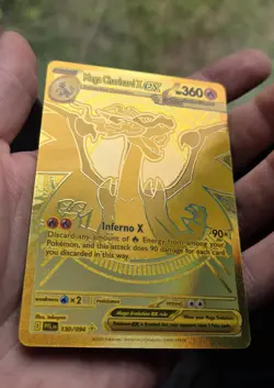 Mega Charizard X EX 130/094 Phantasmal Flames Holo Mega Hyper Rare Pokemon - Image 1
