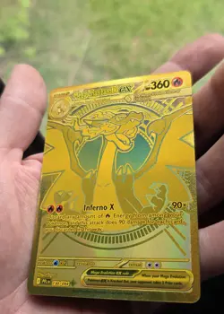 Mega Charizard X EX 130/094 Phantasmal Flames Holo Mega Hyper Rare Pokemon - Image 2