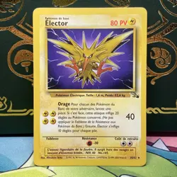 Pokemon TCG French Zapdos 30/62 Fossil Set MP - Image 1