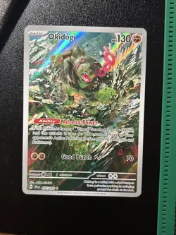 Pokemon TCG Okidogi 74/64 Shrouded Fable Holo NM - Image 1