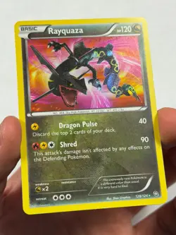 Pokemon TCG Dragons Exalted #128/124 Rayquaza Secret Rare Beautiful Condition - Image 3