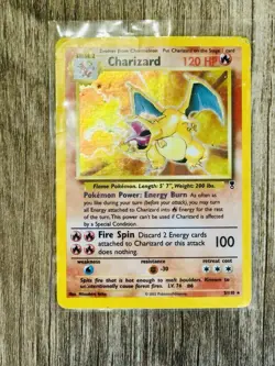 Pokemon TCG Charizard Vintage 3/110 Legendary Collection Holo Rare - Image 1